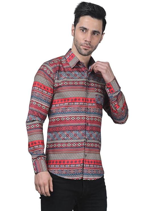 TB Trybuy.in Futuristic Exclusive Cotton Casual Printed Shirt for Men